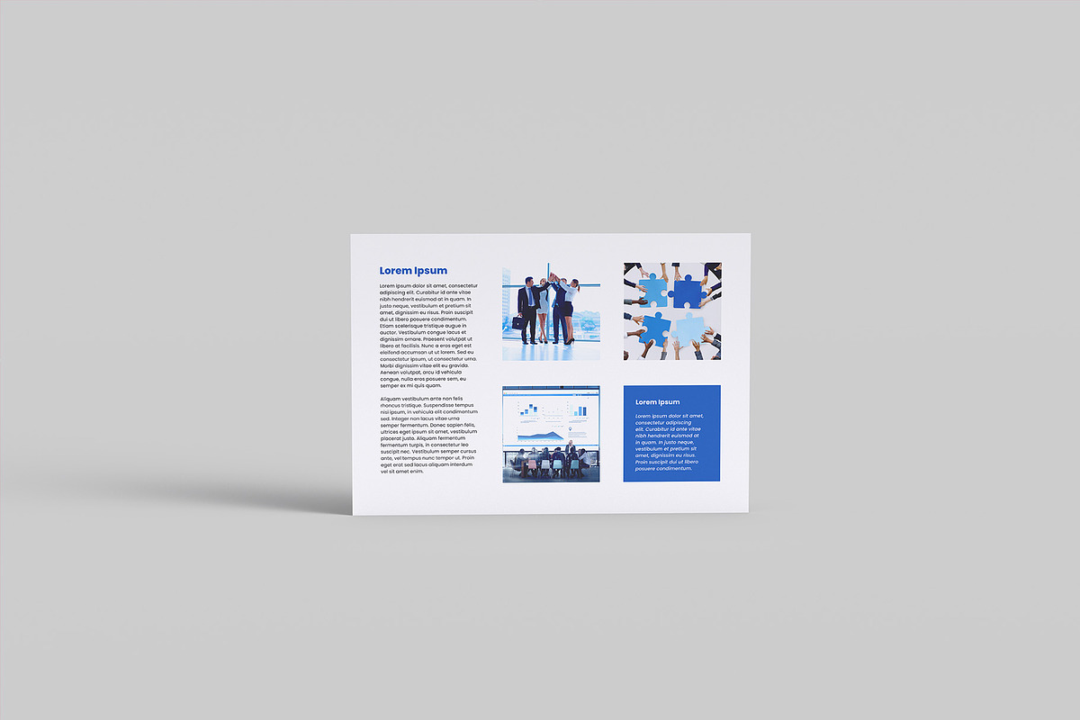 Landscape Flyer Mockup - 16 views, a Books & Magazine Mockup by Illusiongraphic (Photo 12 of 21)