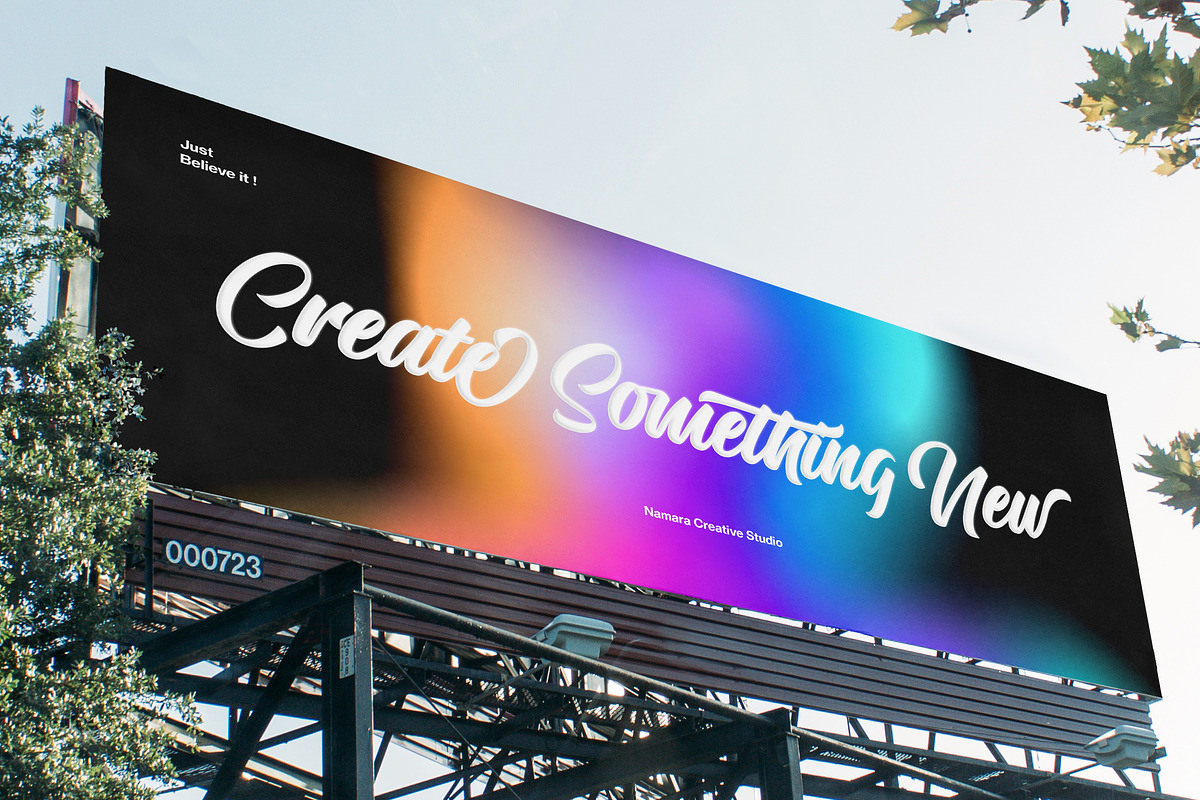Hundrake Bold Script Font, a Script Font by Namara Creative Studio (Photo 8 of 11)