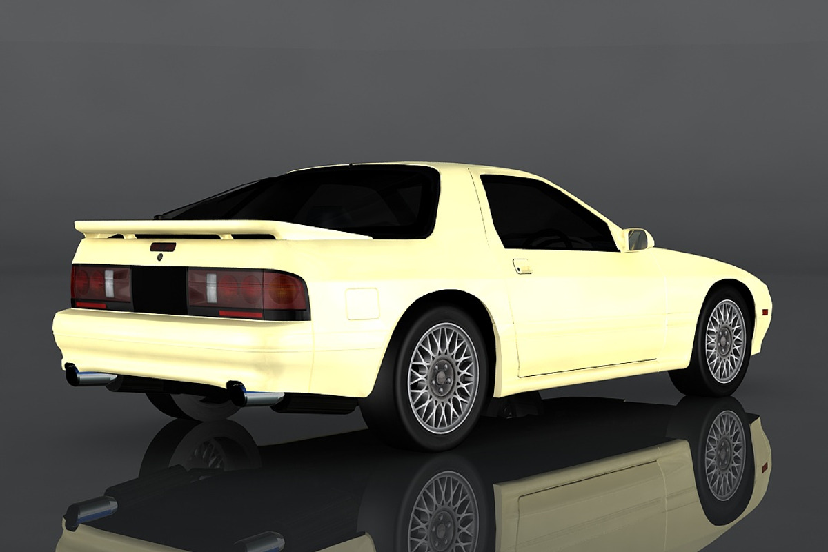 1990 Mazda RX-7, a Cars & Vehicle 3D Model by valtriiu (Photo 5 of 12)
