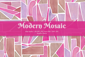 Modern Mosaic Prints & Patterns