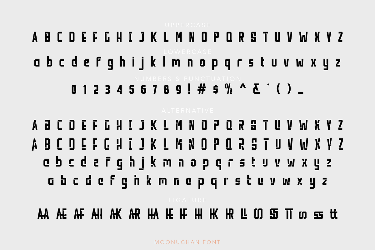 Moonughan Font, a Sans Serif Font by madeDeduk (Photo 10 of 10)