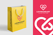 Loving Heart Logo Template, a Branding & Logo Template by Logo Lab (Thumbnail 1 of 4)