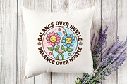 Boho Retro Yin Yang PNG Sublimation, a Seasonal Illustration by Designking (Thumbnail 3 of 3)