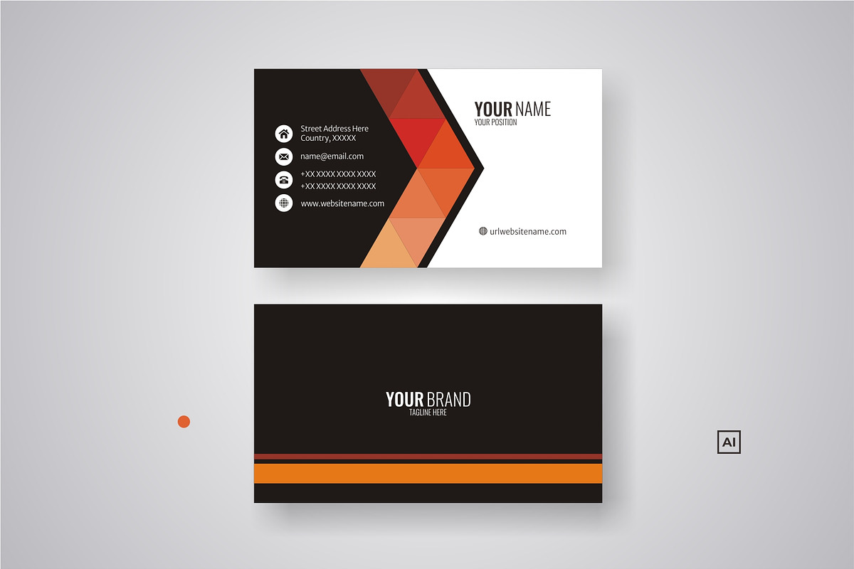 Luxury Business Cards, a Business Card Template by suhadidesign (Photo 6 of 6)