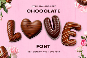 Chocolate Love | Letters & SVG Font