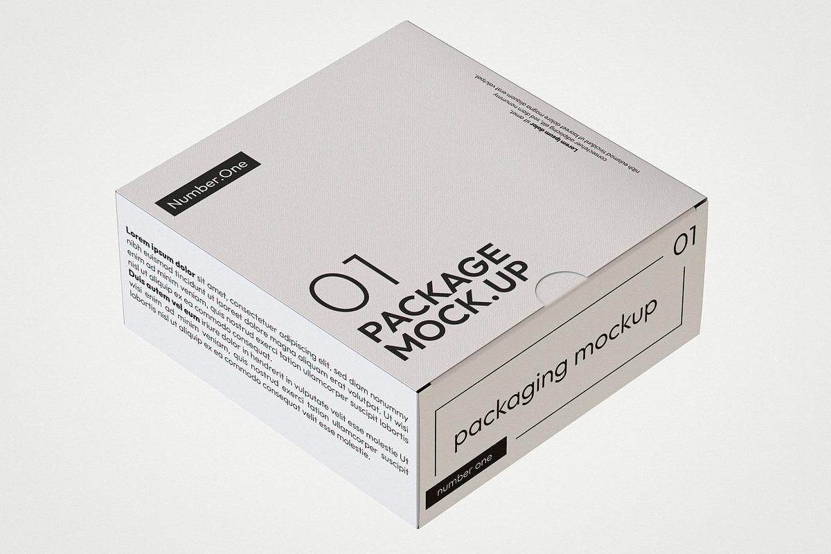 Carton Box Package Mockup, a Packaging Mockup by Designer Dude
