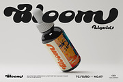 Bloom display font & badges, a Font by Tegh co. (Thumbnail 2 of 16)