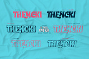 Thill Caten - Display Font, a Sans Serif Font by twinstd (Thumbnail 2 of 10)