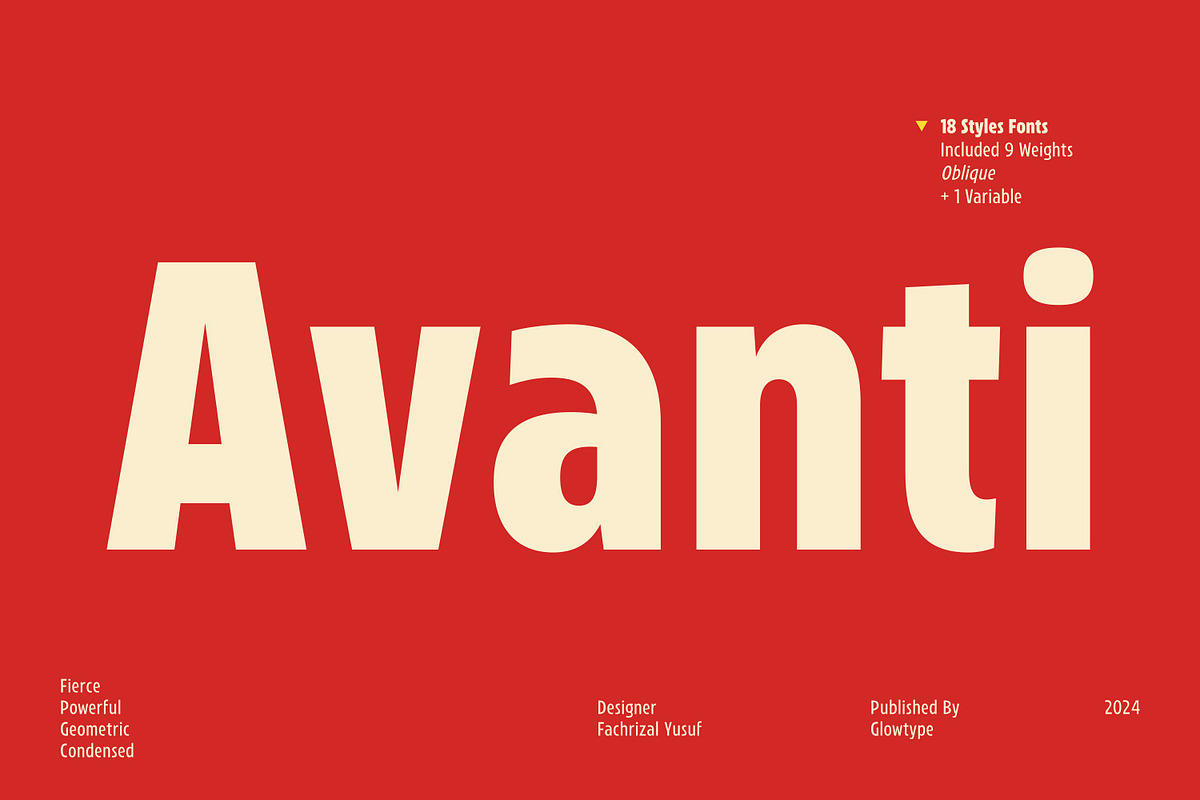 Avanti, a Sans Serif Font by Glowtype (Photo 1 of 12)