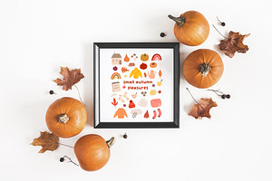 AUTUMN Cozy Fall Season Graphic Set