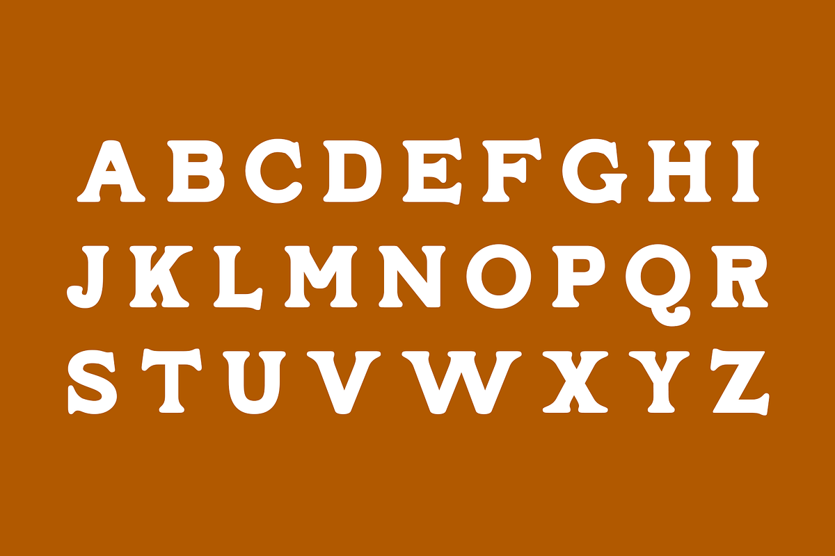 Chonky Fonty | A chunky display, a Serif Font by OneTen The Studio (Photo 2 of 9)
