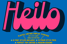 Heilo - Playful Vintage Extrude