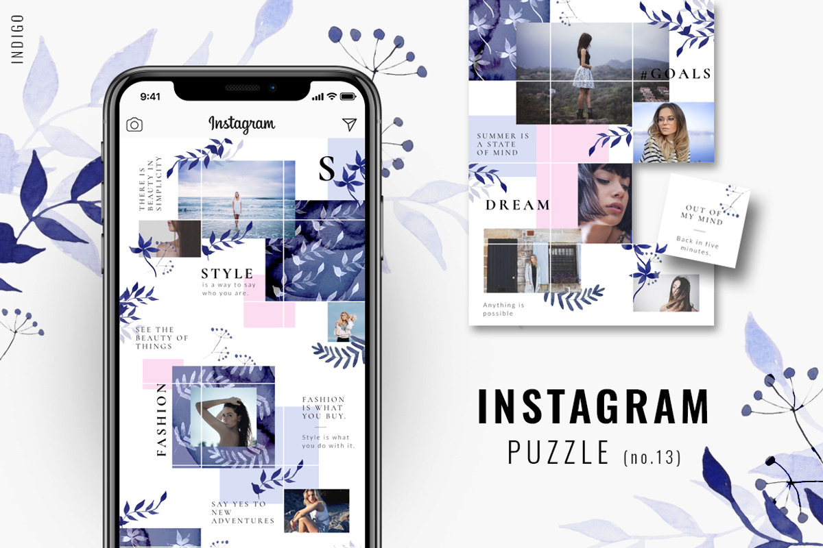-90%MASSIVE BUNDLE-Instagram puzzles, a Social Media Template by CreativeFolks (Photo 14 of 25)