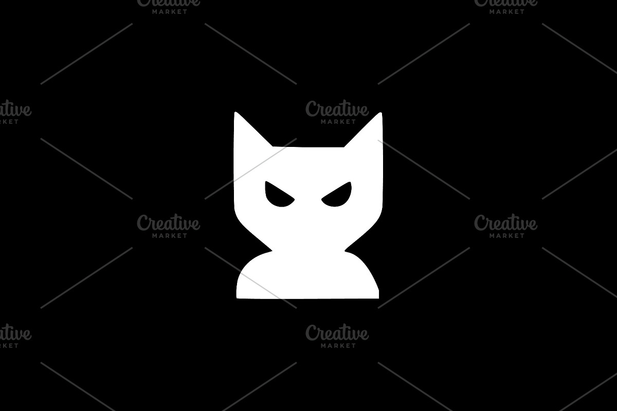 Cat Head Logo, a Branding & Logo Template by Vectorium Studio (Photo 2 of 4)