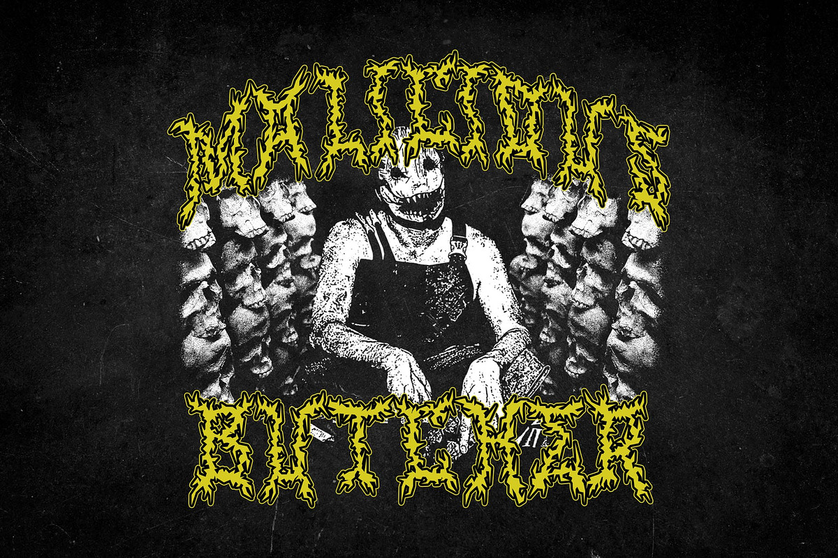 CS Reaper – Black Metal Font, a Blackletter Font by Craft Supply Co. (Photo 3 of 8)