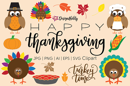 Thanksgiving Bundle Clipart