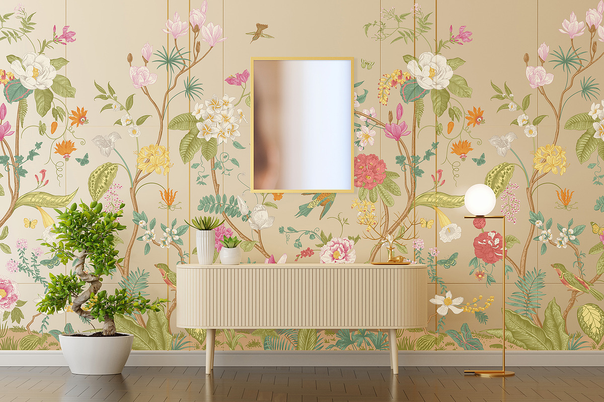 Bloom. Chinoiserie inspired, a Decorative Illustration by olga.korneeva (Photo 3 of 12)