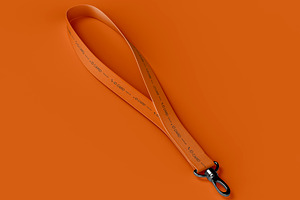 3d Lanyard Mockup