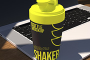 Shaker Bottle Mockup, a Cups & Container Mockup by Permadi Creative (Thumbnail 5 of 5)