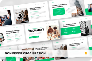 Non Profit Organization Google Slide, a Presentation Template by SquidPixey