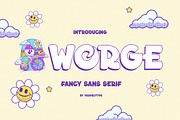Worge Sans Serif Font, a Sans Serif Font by Perfectype (Thumbnail 1 of 10)