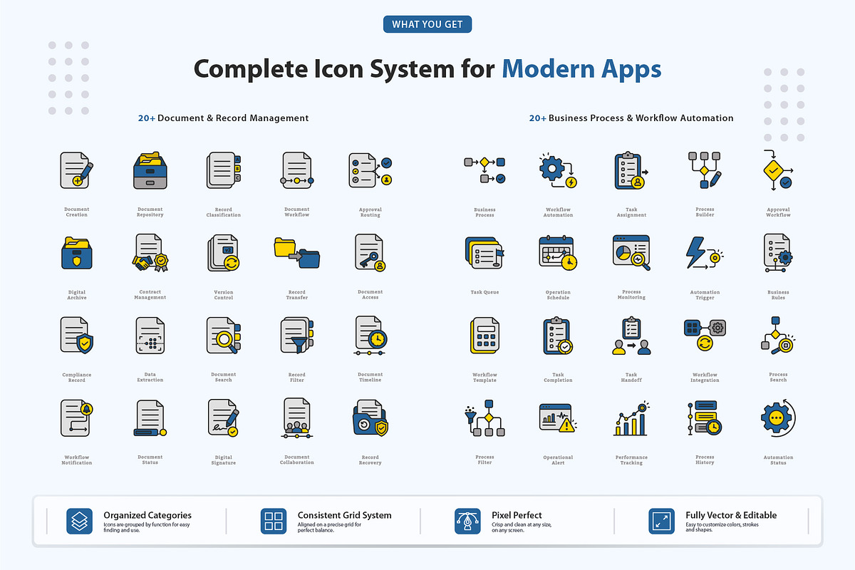 Enterprise Management Icons, an Outline Icon by vexper (Photo 3 of 7)