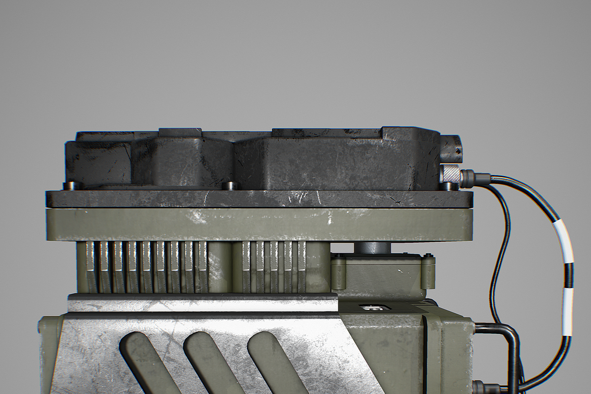 Army Radio Transceiver, an Object 3D Model by AndrewWhite (Photo 13 of 19)