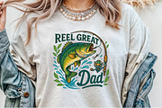 Retro Reel Great Dad Png Fishing Dad, an Illustration by Sublimation Artist (Thumbnail 9 of 9)