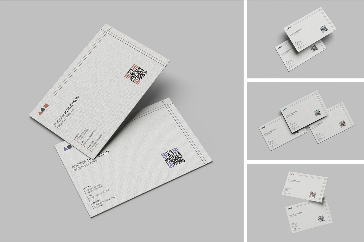 Realistic Business Card Mockup PSD, an Advertising Mockup by MA-KING_ART (Photo 1 of 5)