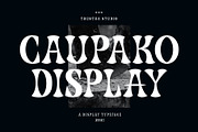 Caupako Font, a Serif Font by trustha (Thumbnail 1 of 15)