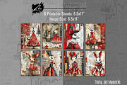 Shabby Xmas Mixed Media Scrappapers, a Decorative Illustration by Digital Art Mahdiseño (Thumbnail 7 of 10)