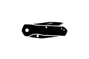 Folding Pocket Knife Silhouette, a Graphic by hafijul (Thumbnail 5 of 12)