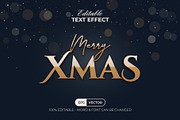 Christmas Gold Text Effect, a Layer Style Add-On by Mockmenot (Thumbnail 1 of 2)