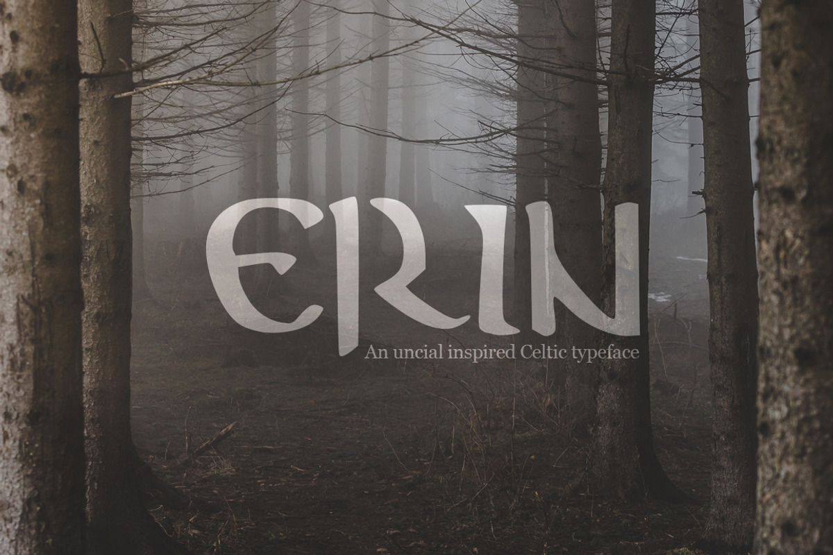 Erin - A Mystical Celtic Typeface
