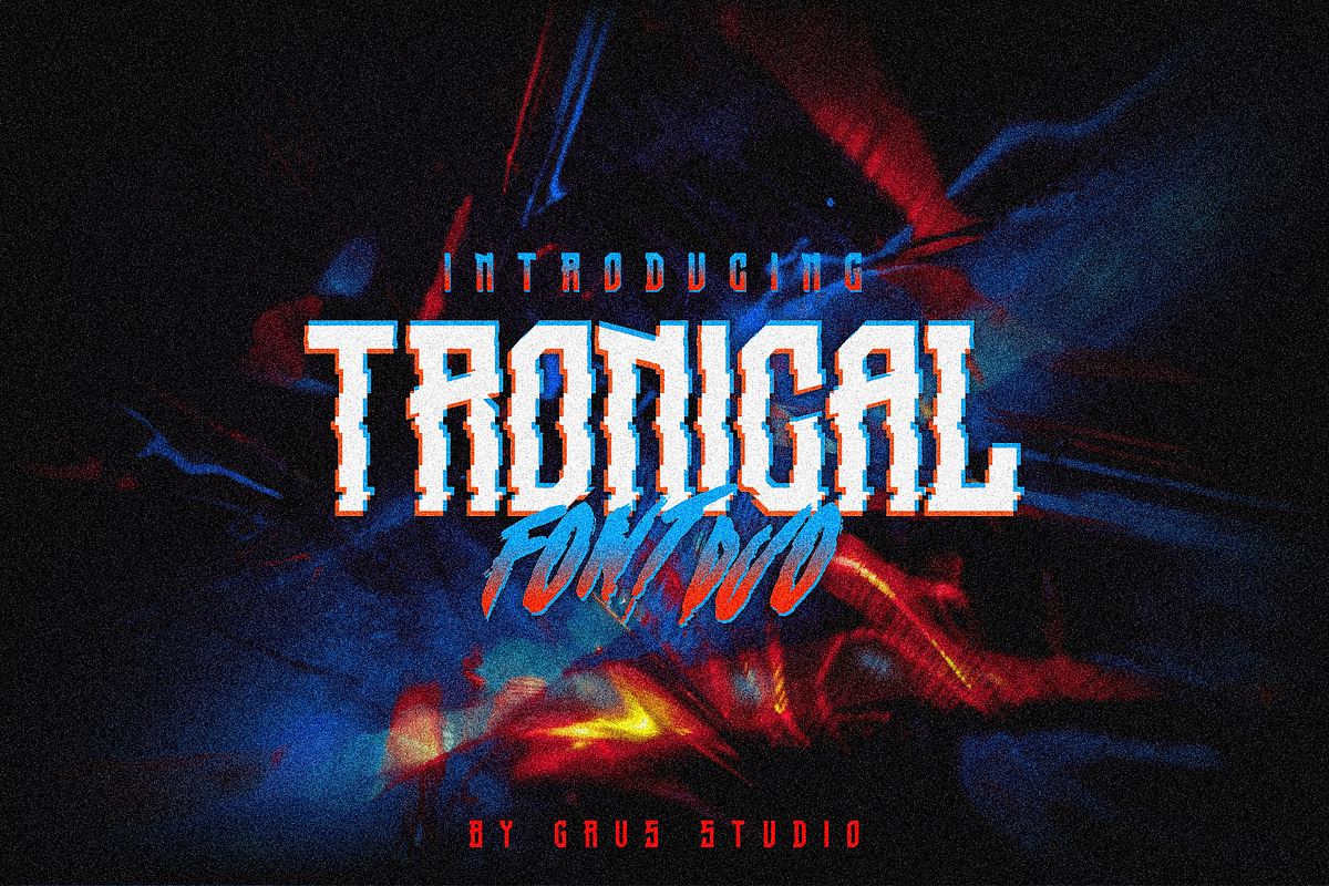 GRVS-Tronical Font Duo