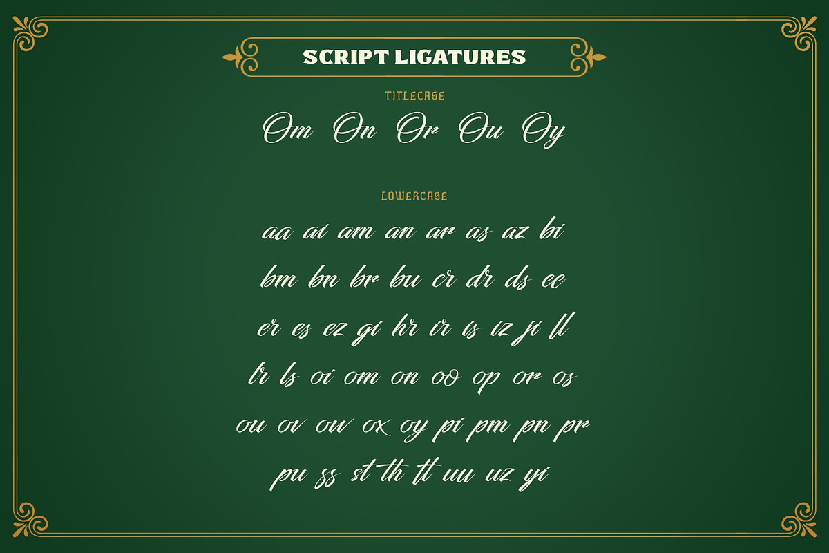 Brown Hunter Victorian Set, a Serif Font by alit design (Photo 19 of 32)