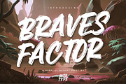 Brave Factor, a Script Font by Ditatype (Thumbnail 1 of 10)