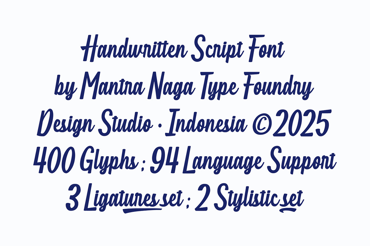 MN Havenhill - Handwritten Script, a Script Font by Mantra Naga (Photo 2 of 15)