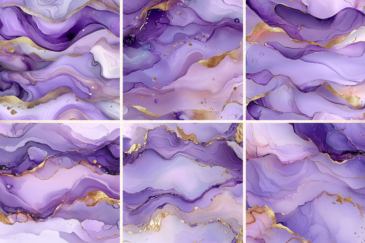 Purple Digital Paper, a Pattern Graphic by Digital Artistic99 (Photo 2 of 7)