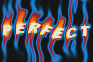 Retro Melt Psd Text Effect