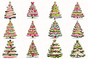Christmas Tree Clipart, an Illustration by OK Design (Thumbnail 4 of 6)