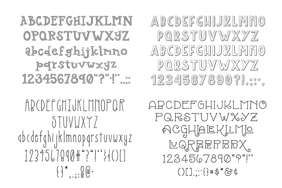 Top 5 Bestselling Fonts Bundle Pack, a Slab Serif Font by Denise Chandler (Photo 9 of 9)