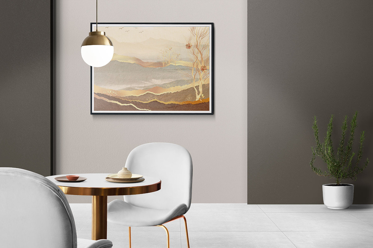 Golden Landscape Vol 5, a Background Graphic by Suna Kosem (Photo 12 of 13)