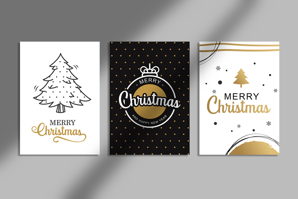 Merry Christmas Greeting Cards., a Card Template by kaisorn (Photo 2 of 3)