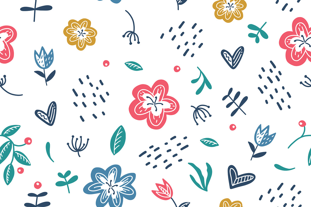Happy Mother's Day cards & patterns, a Texture Illustration by redcollegiya design (Photo 3 of 8)