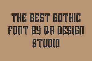 Gothic Rapsody - Blackletter Font