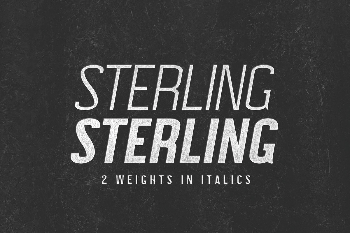 STERLING: A Powerful Sans Serif preview 3