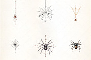 Spooky Spider Web Pattern Clipart, an Illustration by CrexoraLab (Thumbnail 3 of 5)