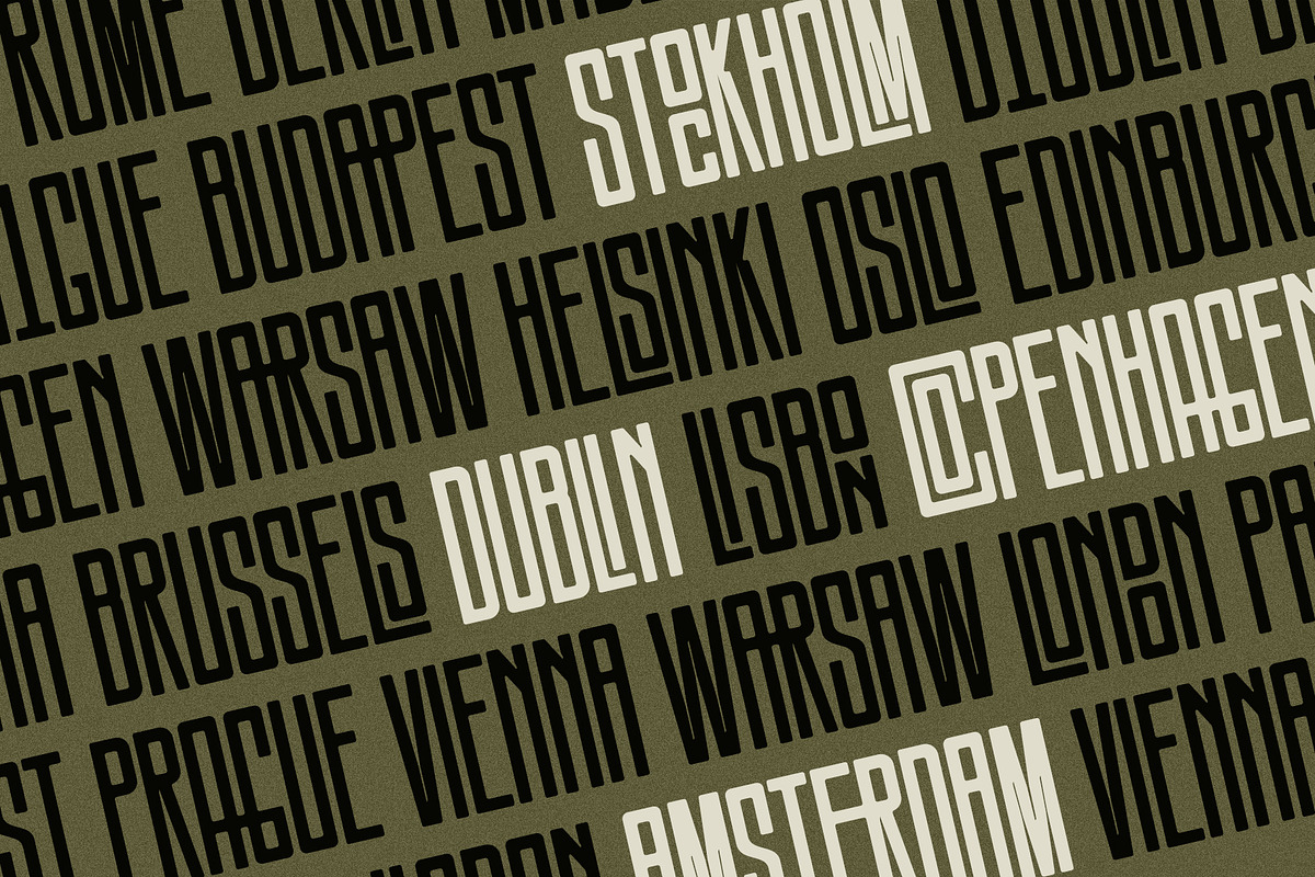 SLTF Snowpack - Ultra Condensed Font, a Sans Serif Font by SilverStag Type Foundry (Photo 25 of 30)