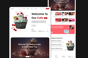 Star - Cafe Website Landing Page